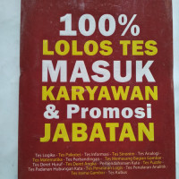 100% Lolos Tes Masuk Karyawan & Promosi Jabatan