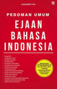 pedoman umum ejaan bahasa indonesia