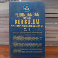 Perundangan Tenteng Kurikulum Sistem Pendidikan Nasional 2013
