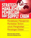 strategi manajemen pembelian dan supply chain pendekatan manajmen pembelian terkini untuk menghadapi persaingan global