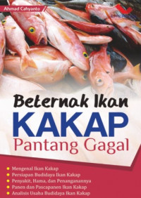 Beternak Ikan Kakap Pantang Gagal