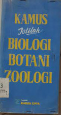 Kamus Istilah Biologi,Botani,dan Zoologi