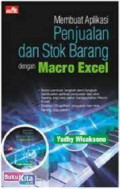 Membuat Aplikasi Penjualan dan Stok Barang dengan Marco Excel