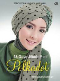 35 gaya jilbab motif polkadot
