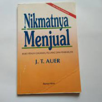 NIKMATNYA menjual buku penuh gagasan peluang dan pembaruan