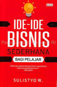 Ide ide bisnis sederhana bagi pelajar