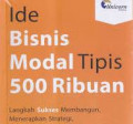 Ide Bisnis Modal tipis 500 ribuan