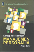 Konsep-Konsep Manajemen Personalia Masa kini