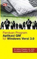 Panduan Progam Aplikasi QM for Windows Versi 3.0