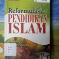 Reformulasi Pendidikan Islam